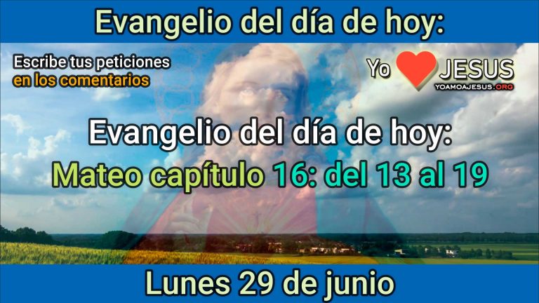 Evangelio de hoy lunes 29 de junio: Mateo capítulo 16: del 13 al 19