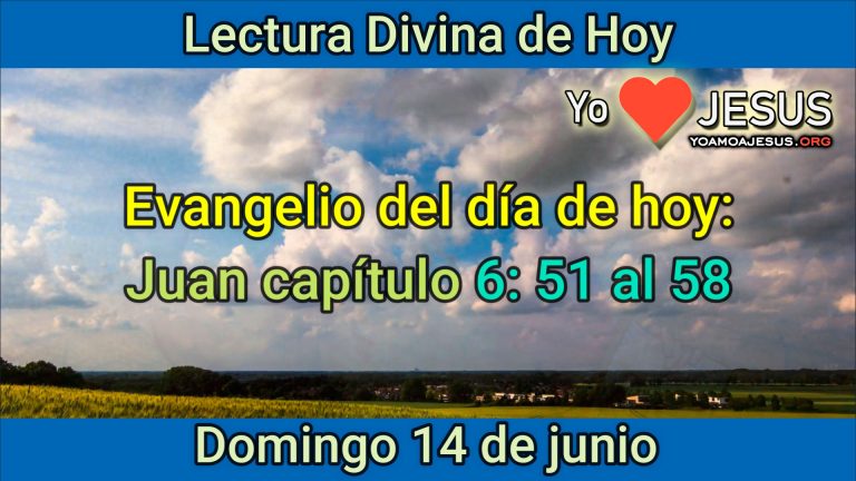 Evangelio de hoy 14 de junio: Juan capitulo 6: 51 al 58