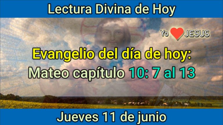 Evangelio de hoy 11 de junio: Mateo Capítulo 10: 7 al 13