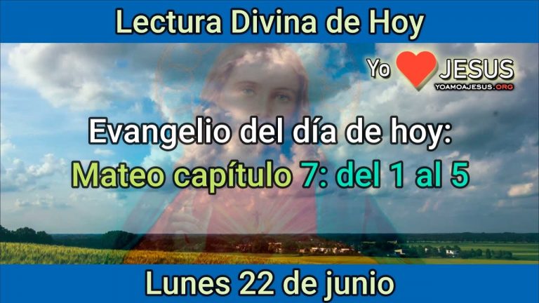 Evangelio de hoy 22 de junio: Mateo capítulo 7: del 1 al 5