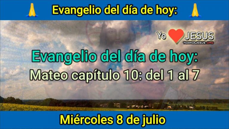 Evangelio de hoy miércoles 8 de julio: Mateo capítulo 9: del 32 al 38